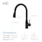 Kibi Napa Single Handle Pull Down Kitchen Sink Faucet KKF2005MB - alternate 6